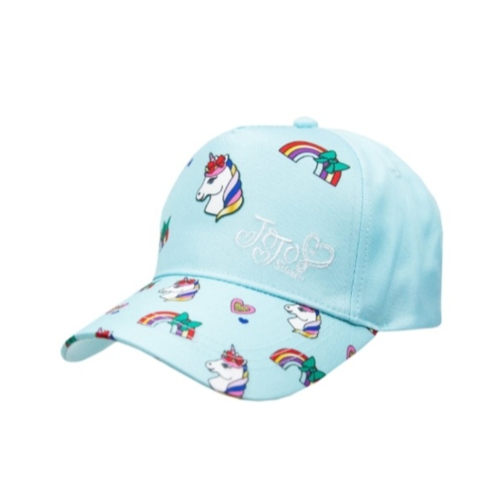 Jojo Siwa Girls Licensed Baseball Hat with Unicorn Print
